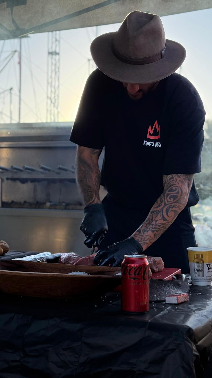 Premium churrasco on the coals — King's BBQ